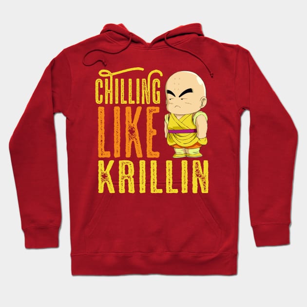 Chilling Krillin Hoodie by STUFFnTHINGS